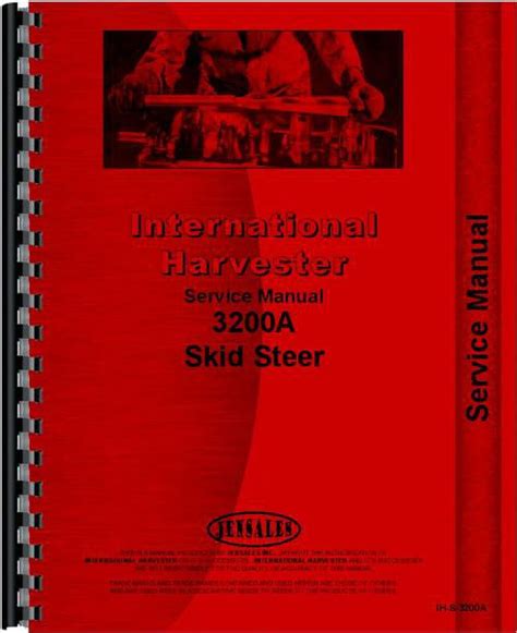 case ih 3200 skid steer|international harvester 3200a service manual.